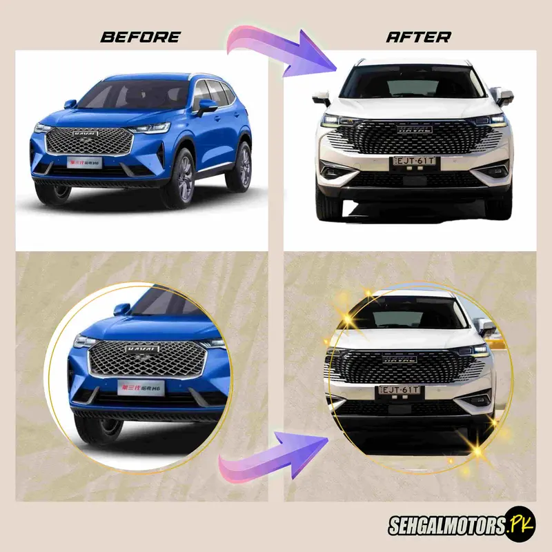 Haval H6 To Haval Hev Conversion Kit - Front Bumper And Grille 1