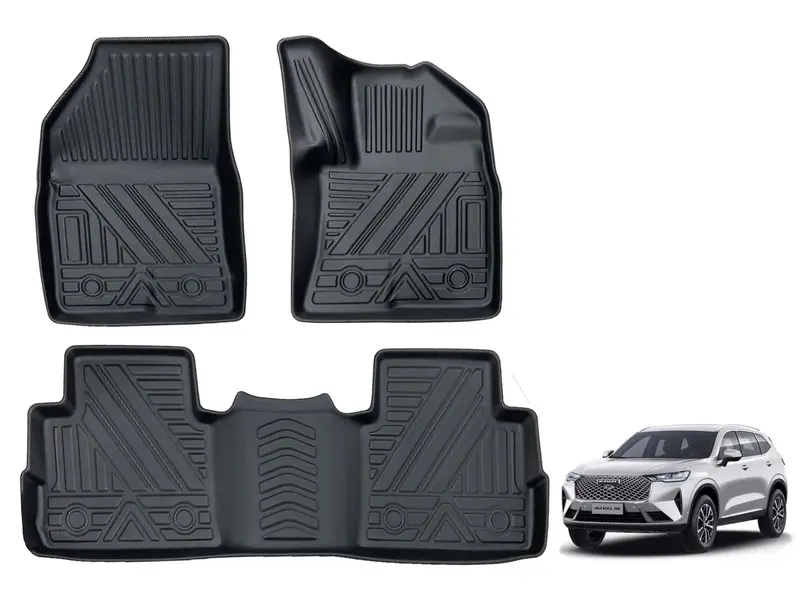 Haval H6 Tpe Floor Mats (Black) Model: 2022-2024 1