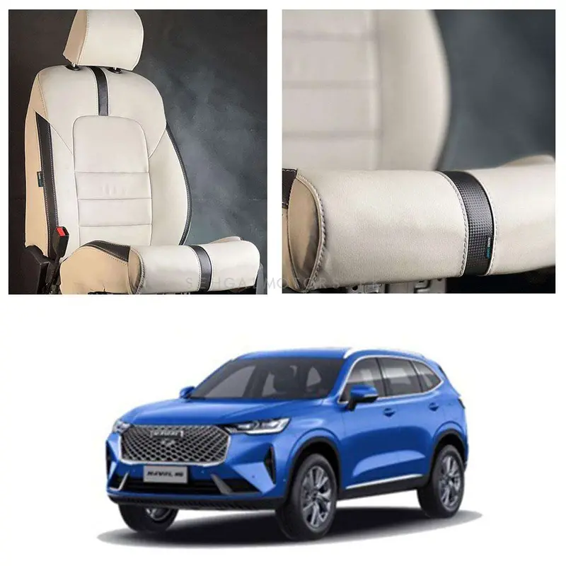 Haval H6 Type R Beige Black Seat Covers 2021 - 2024 1