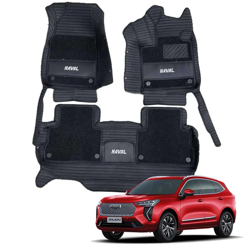 Haval Jolion 10D Floor Mat Beige Stitch Model 2020-2021 1
