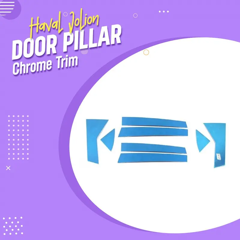 Haval Jolion Door Pillar Chrome Trim 2021 - 2025 1