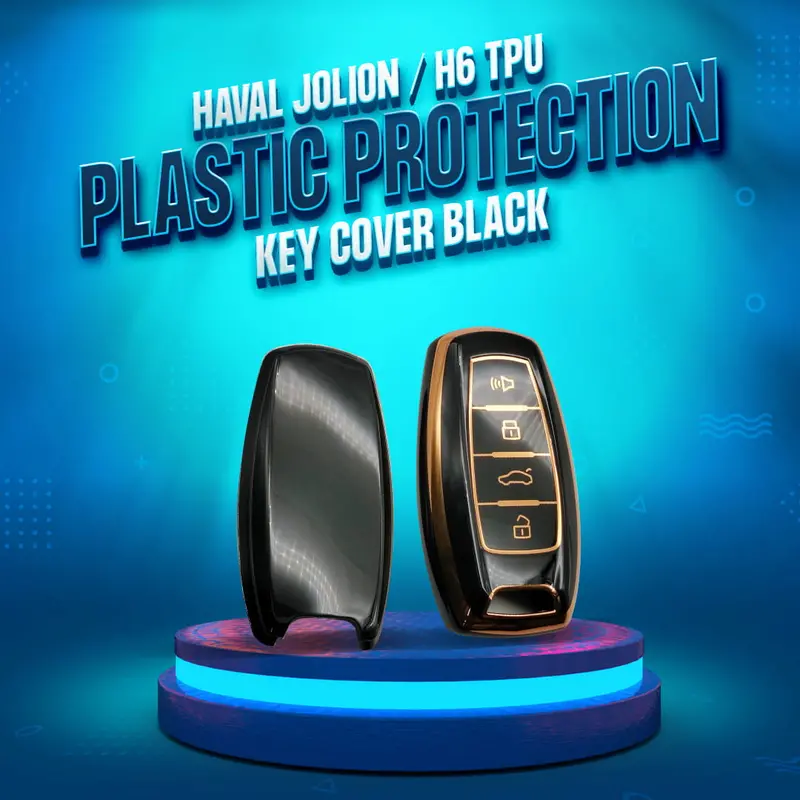 Haval Jolion /H6 Tpu Key Cover Black With Golden 4 Buttons 2021 - 2025 1