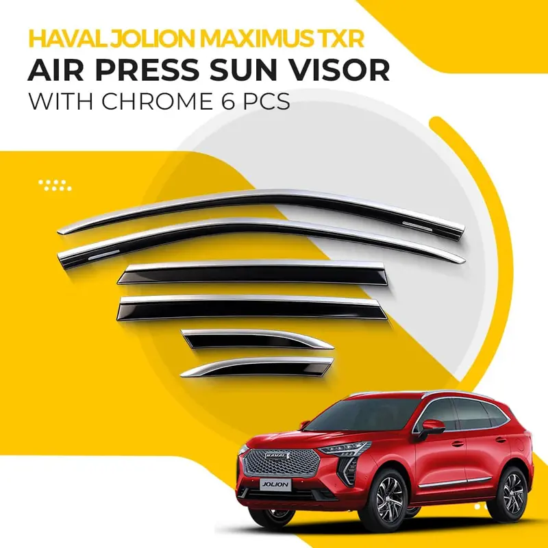 Haval Jolion Maximus Txr Air Press Sun Visor With Chrome 6 Pcs 2021 - 2025 1