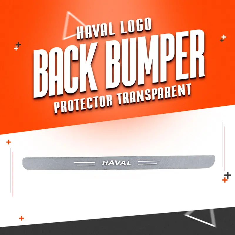 Haval Logo Back Bumper Protector Transparent 1