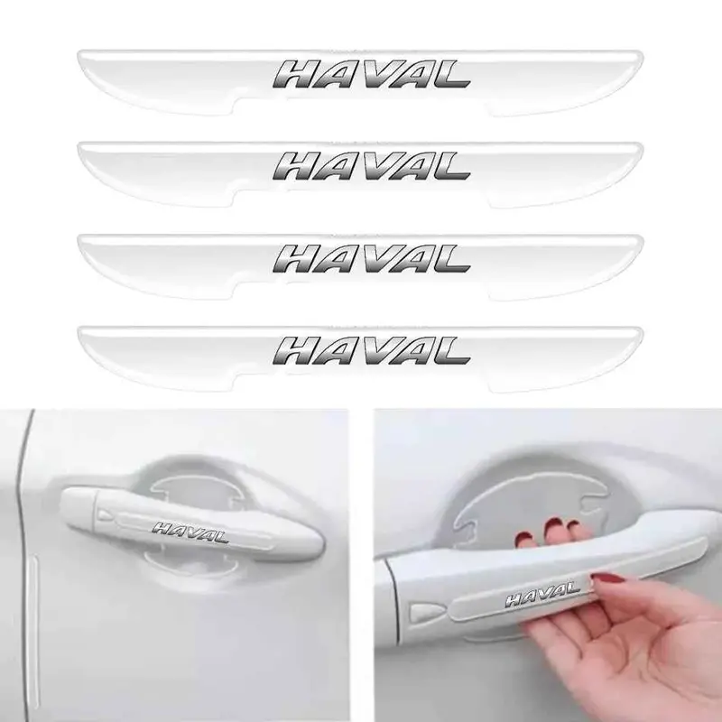 Haval Logo Transparent Door Guards | Side Door Edge Protector 1