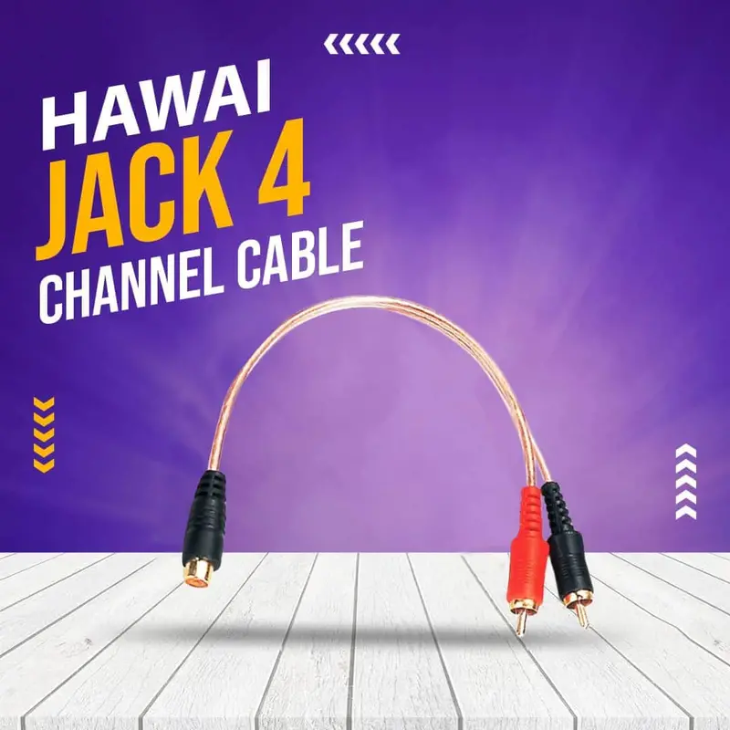 Hawai Jack 4 Channel Cable - Each 1