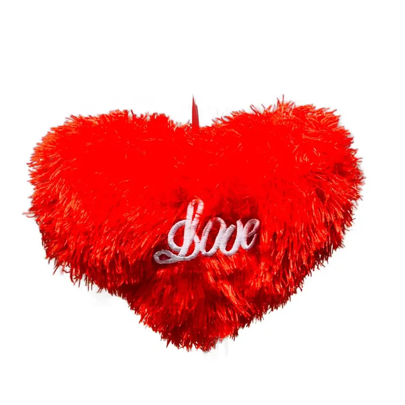 Heart Shape Car Cushion - Red Heart Pillow For Valentines Gift | Pillow Car Decor 2