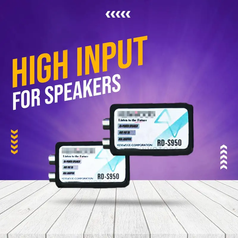 High Input For Speakers 1
