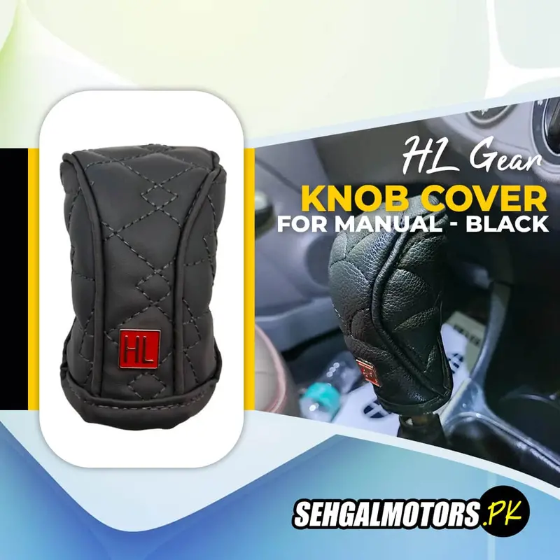 Hl Gear Knob Cover For Manual Transmission - Black 1