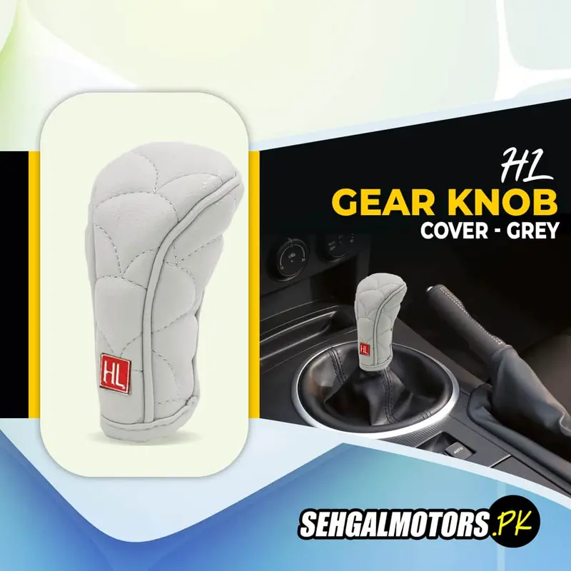 Hl Gear Knob Cover For Manual Transmission - Grey 1