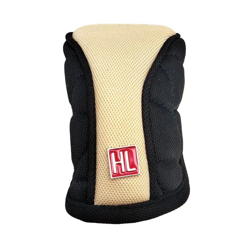 Hl Nylon Manual Gear Shift Knob Cover - Beige With Black 2