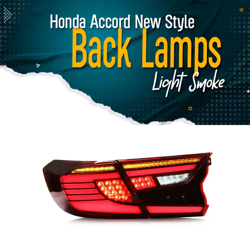 Honda Accord Back Lamps Light Smoke 2019 - 2021 1