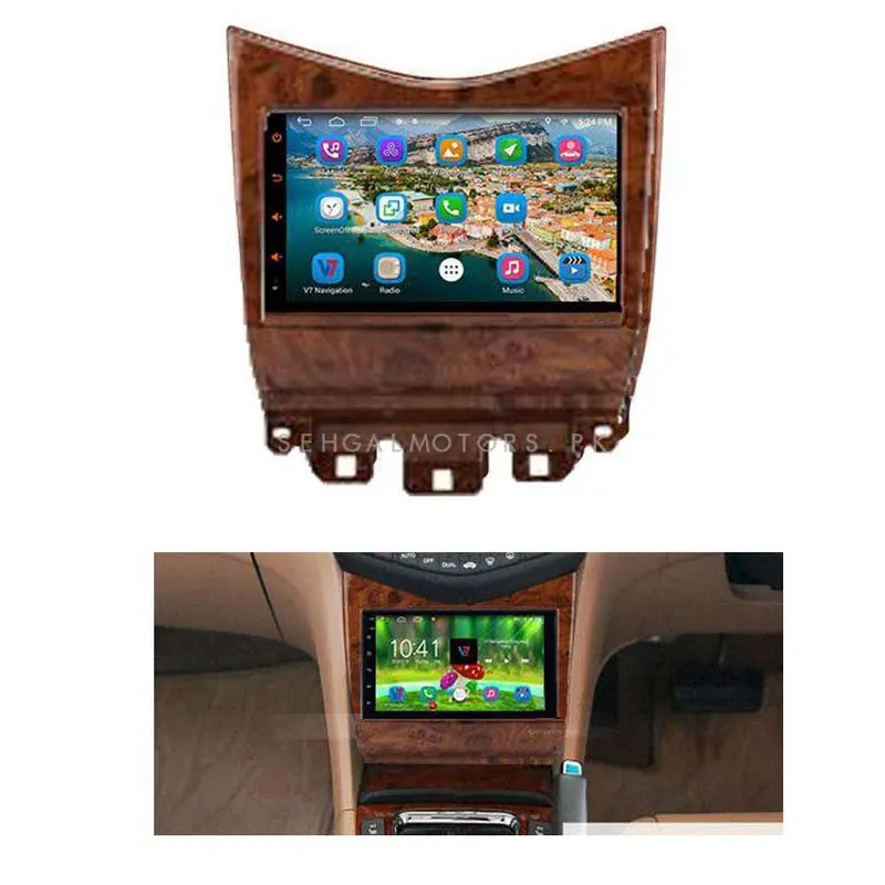Honda Accord Cl9 Android Lcd Brown 10 Inches 2002 - 2007 2