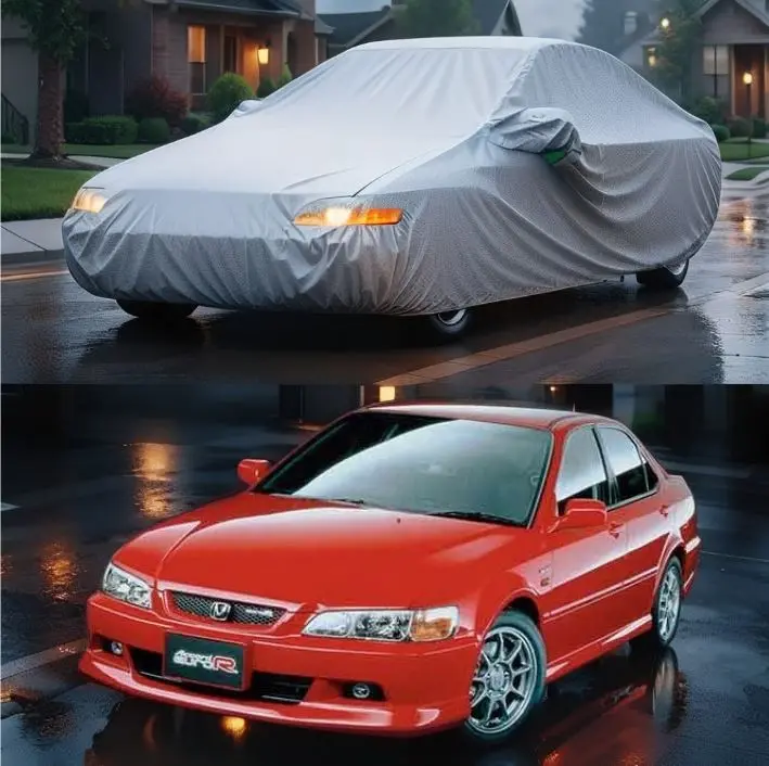Honda Accord Maximus Non Woven Car Top Cover 1997 - 2002 - - Scratchproof And Waterproof - Without Belt 1