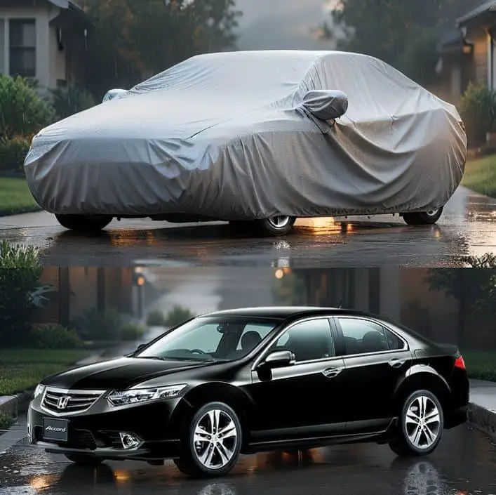 Honda Accord Maximus Non Woven Car Top Cover 2008 - 2012 - - Scratchproof And Waterproof - Without Belt 1