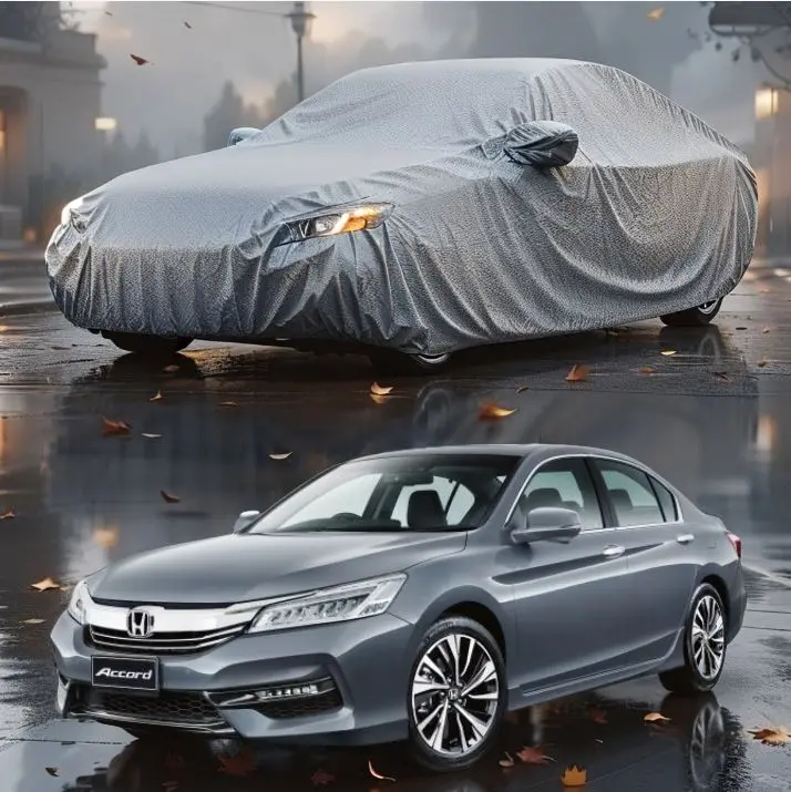 Honda Accord Maximus Non Woven Car Top Cover 2013 - 2017 - - Scratchproof And Waterproof - Without Belt 1