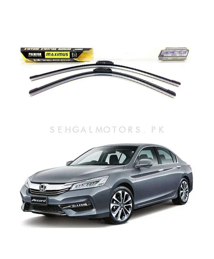 Honda Accord Maximus Premium Silicone Wiper Blades 2013 - 2017 1
