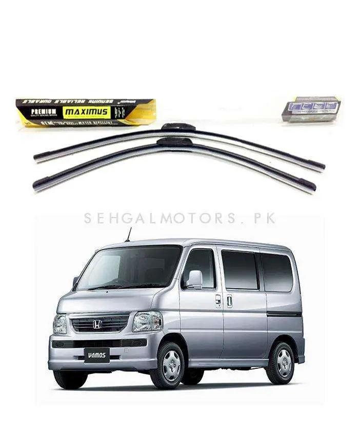 Honda Acty-Basegrade Maximus Premium Silicone Wiper Blades - Pair - Model 1999-2009 1