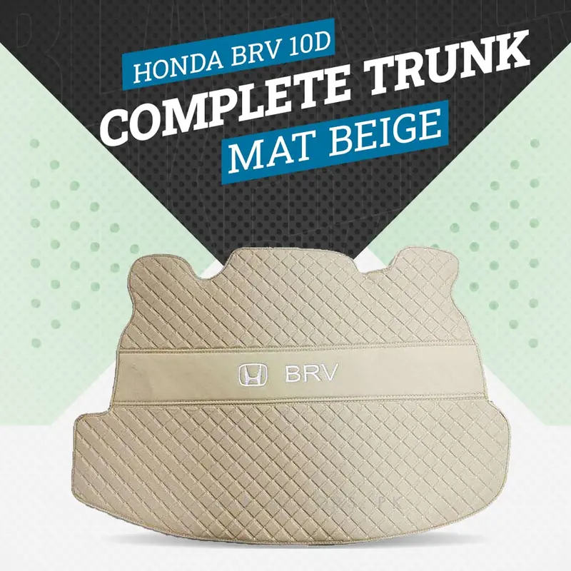 Honda Brv 10D Complete Trunk Mat Beige 2017 - 2025 1