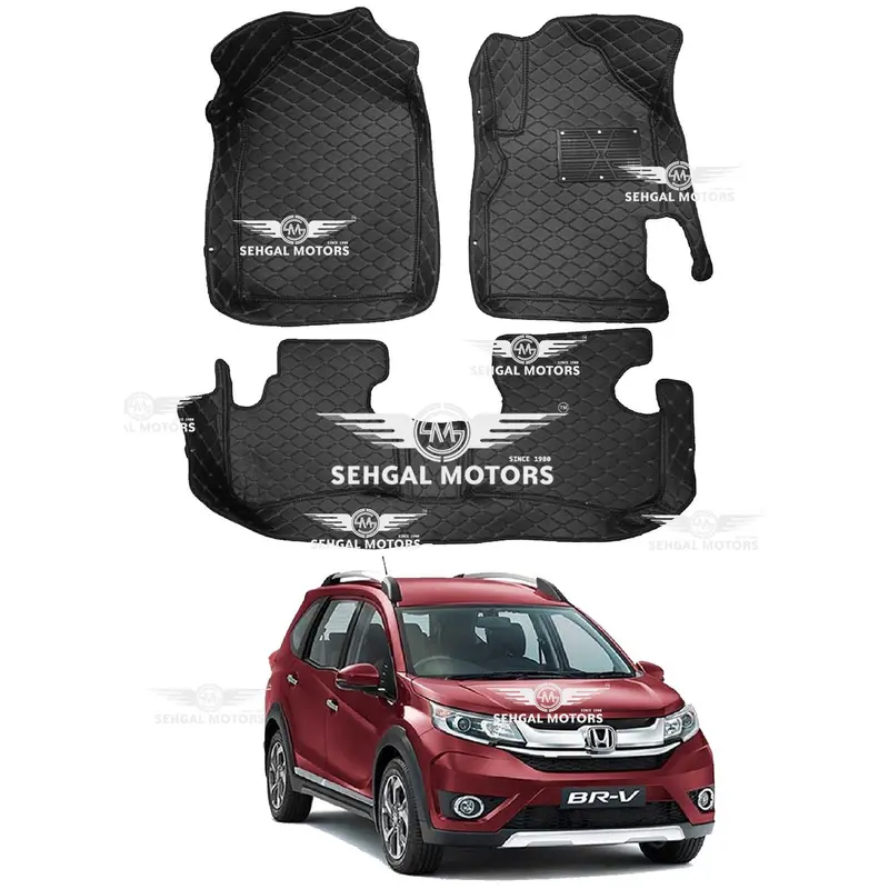 Honda Brv 7D Floor Mats Black Model 2017-2021 1