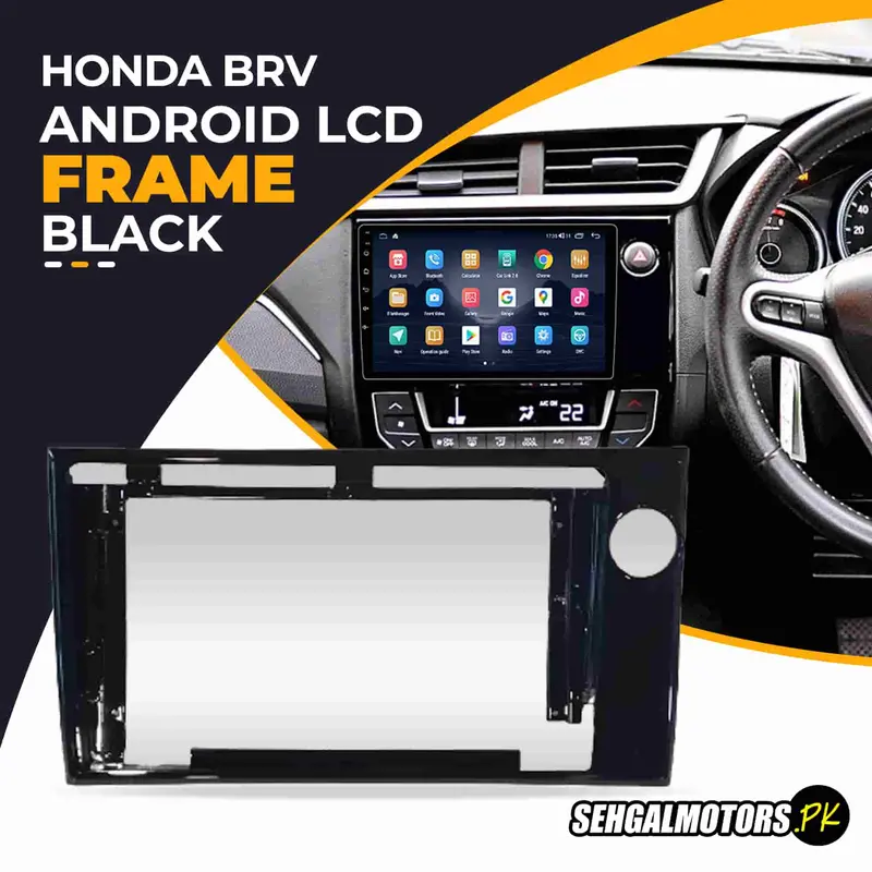 Honda Brv Android Lcd Frame With Grip Black 9 Inches 2017 - 2025 1