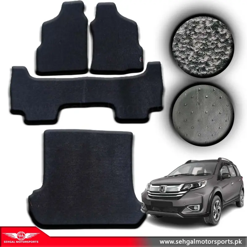 Honda Brv Carpet Floor Mat Vip Black Model 2017-2020 1