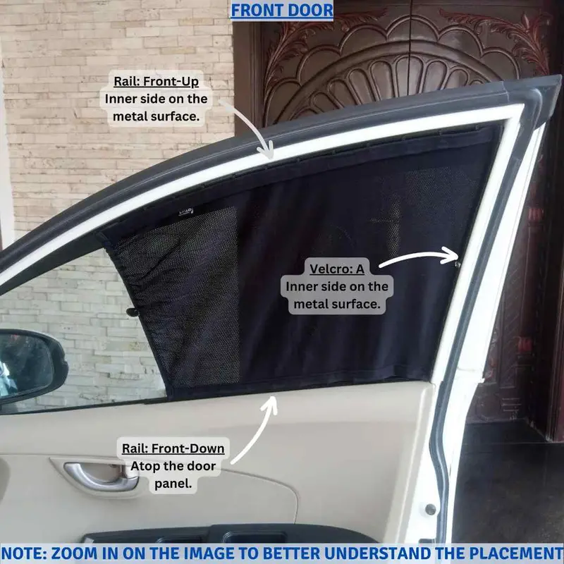 Honda Brv Custom Fit Retractable Curtains 2017 - 2025 - Sun Shade - Parda 2