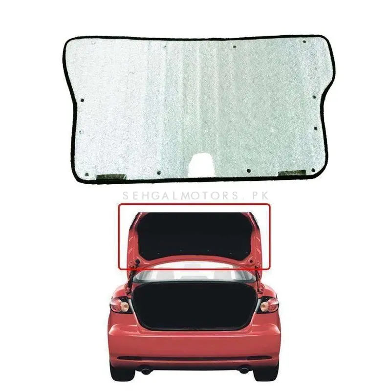 Honda City 2D Aluminum Trunk Liner Cover 2021 - 2025 - Protector Lid Garnish Diggi Namda 2