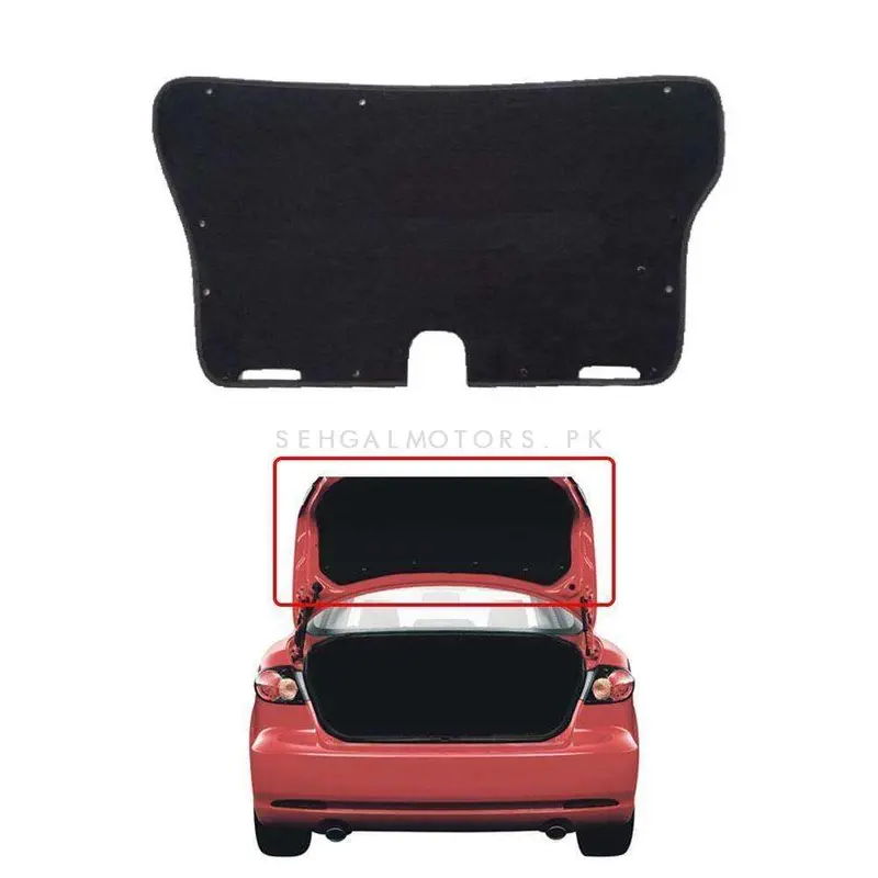 Honda City 2D Black Trunk Liner Cover 2008 - 2021 - Protector Lid Garnish Diggi Namda 2
