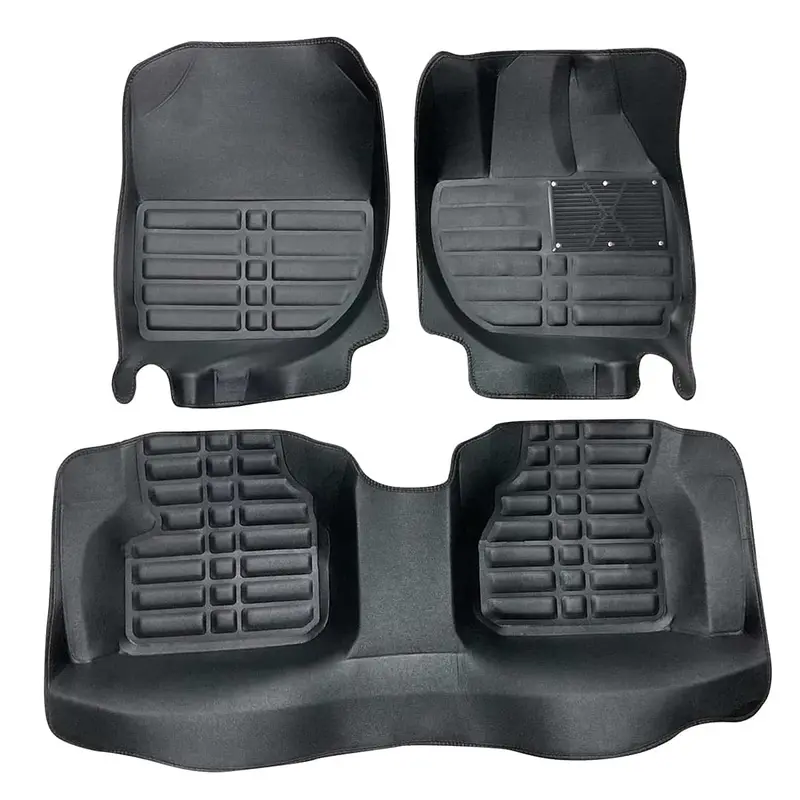 Honda City 5D Custom Floor Mat Black 3 Pcs 2008 - 2021 2