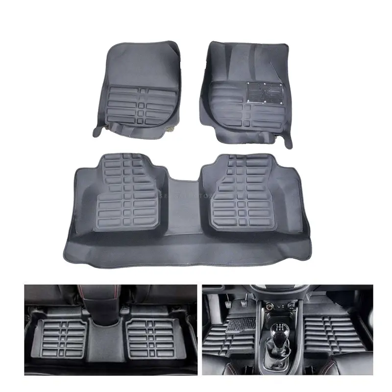 Honda City 5D Custom Floor Mat Black 3 Pcs 2021 - 2025 2