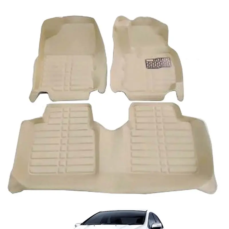 Honda City 5D Floor Mat Beige Model 2012-2021 1