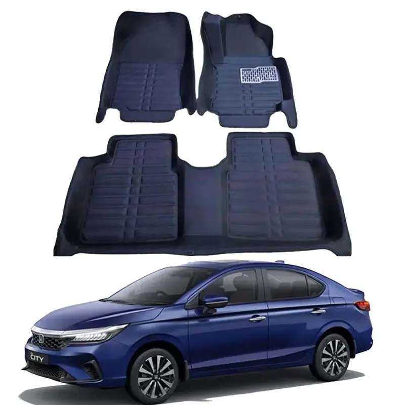 Honda City 5D Floor Mat Black 3Pcs Model 2022-2023 1