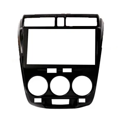 Honda City Android Lcd Frame With Grip Glossy Black 10 Inches - 8Th Gen 2008-2021 2