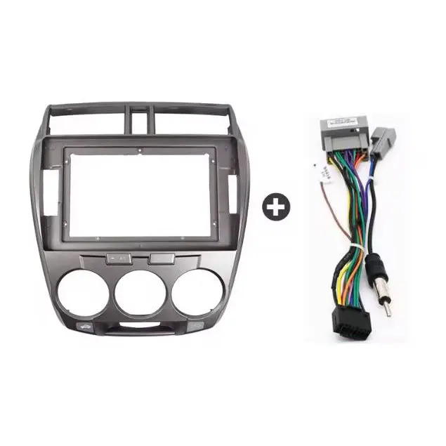 Honda City Android Lcd Frame With Grip Gray 10 Inches 2008 - 2021 2
