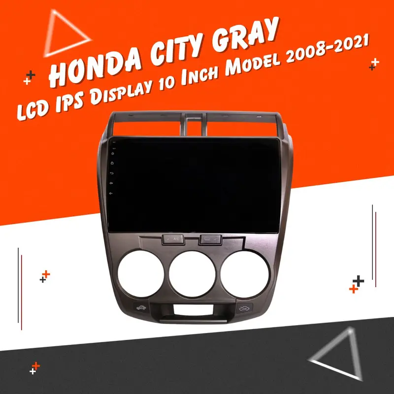 Honda City Android Lcd Gray 10 Inches - 8Th Gen 2008 - 2021 1