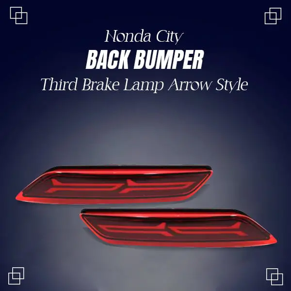 Honda City Back Bumper Third Brake Lamp Arrow Style (Bl-015) 2022 - 2025 1