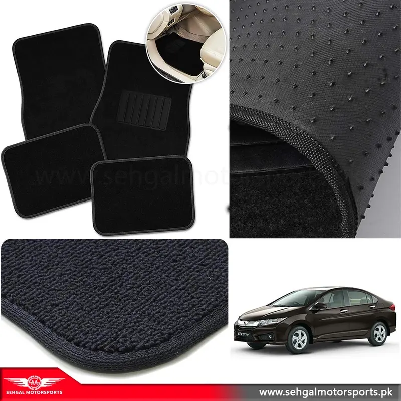 Honda City Carpet Floor Mat (Local) Model 2009-2021 1