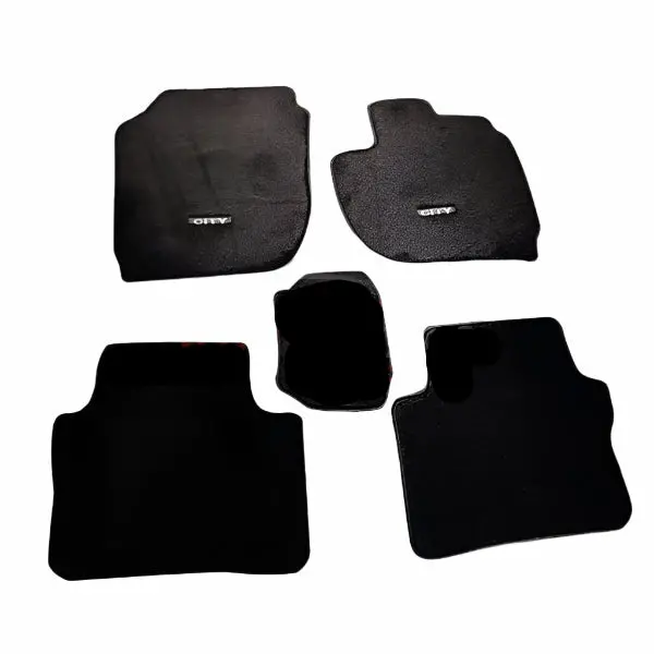 Honda City Carpet Floor Mats Twist Fiber Black Model 2022-2025 1