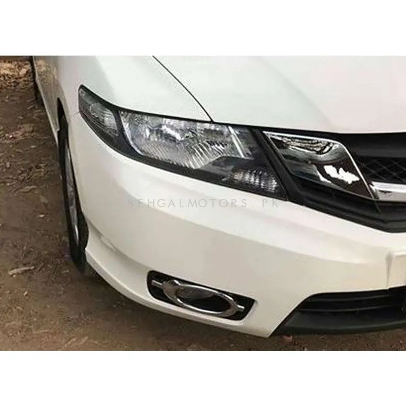 Honda City Dlaa Fog Lamps Bumper Light Just With Chrome Trim Cover 2014 - 2021 - Hd536e 2