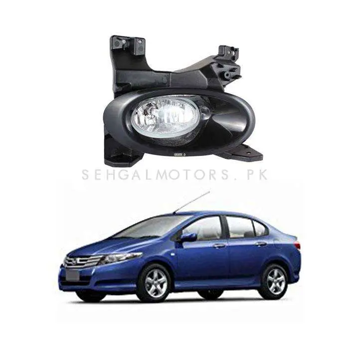 Honda City Dlaa Fog Lamps Bumper Light Without Chrome Hd336b 2008 - 2014 2