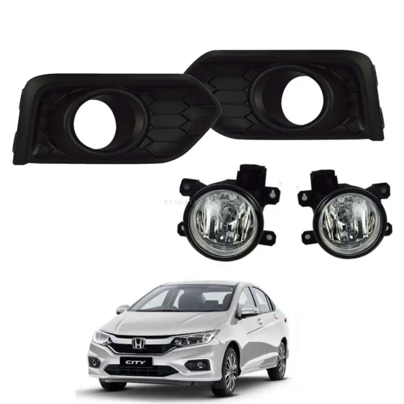 Honda City Dlaa Fog Lamps Bumper Light Without Chrome Hd847 2021 - 2024 2