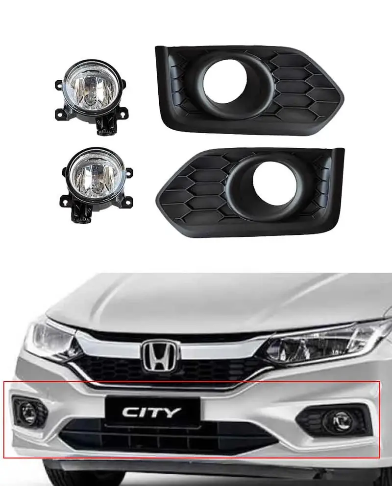 Honda City Fog Light Without Chrome Model 2022-2023 1