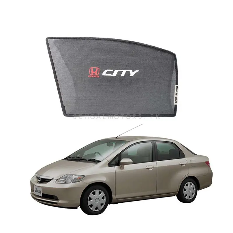 Honda City Foldable & Flexible Sunshade With Logo 2003 - 2006 - Side Sun Shade 1