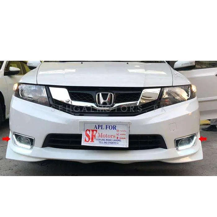 Honda City Maximus Drl Fog Lamps Lights Cover 2015 - 2021 2