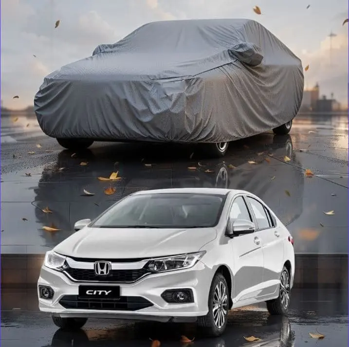 Honda City Maximus Non Woven Car Top Cover 2021 - 2025 - - Scratchproof And Waterproof - Without Belt 1