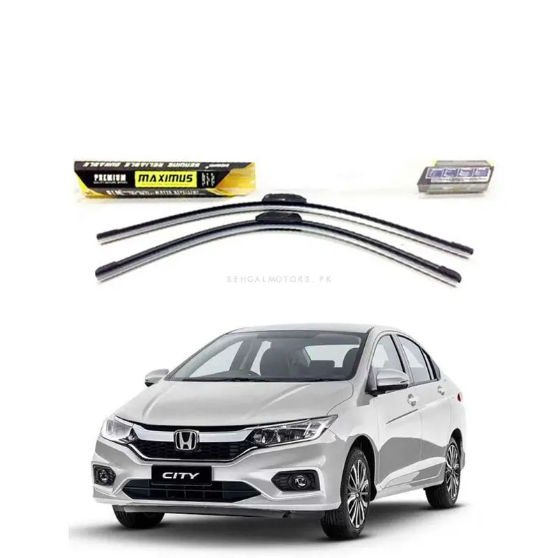 Honda City Maximus Premium Silicone Wiper Blades 2021 - 2025 1