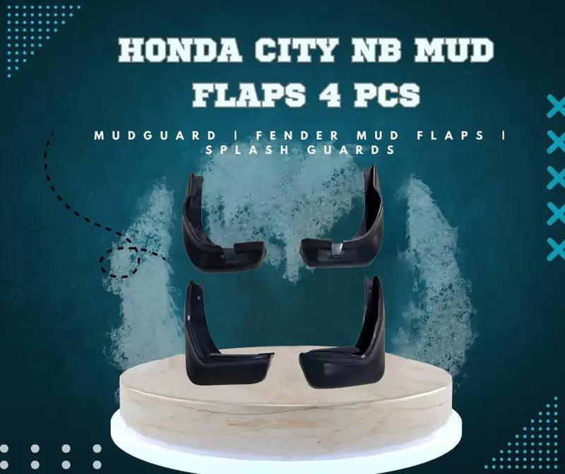 Honda City Mud Flaps 4 Pcs 2003 - 2006 - Car Mudguard | Fender Mud Flaps | Splash Guards 1