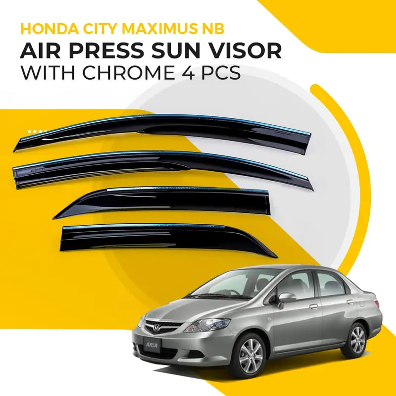 Honda City Nb Air Press Sun Visor With Chrome 2003 - 2006 1