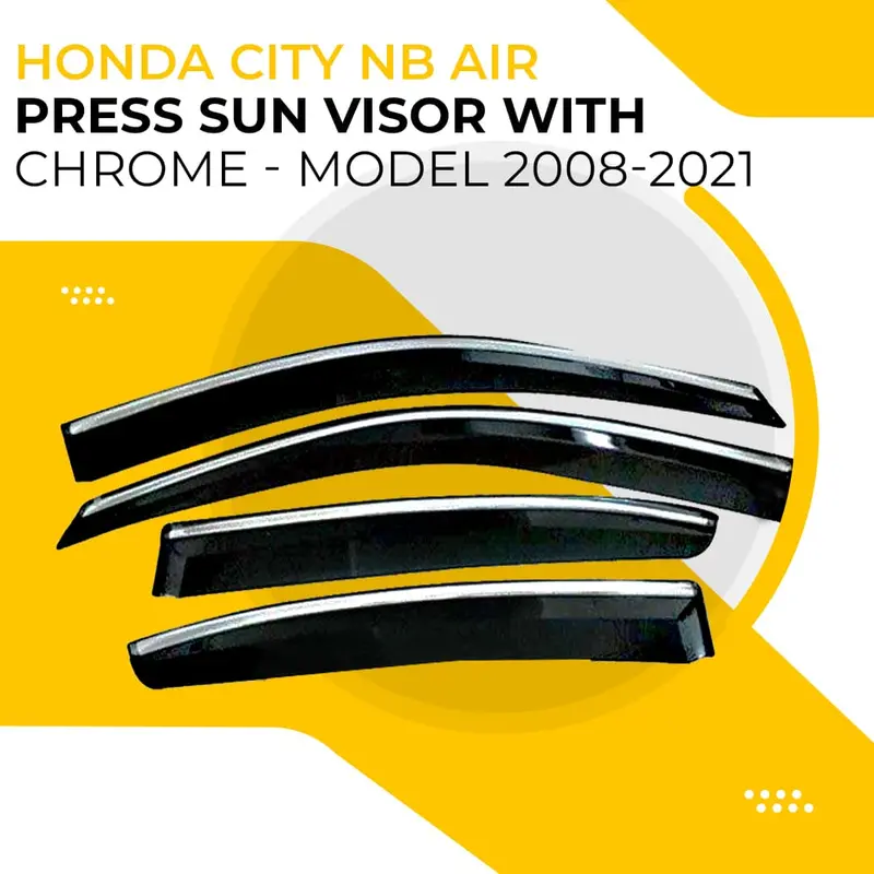 Honda City Nb Air Press Sun Visor With Chrome 2008 - 2021 1